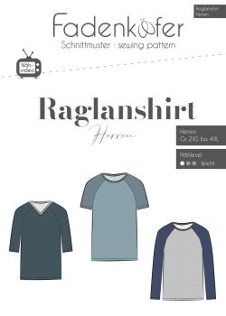 Papierschnittmuster - Herren Raglanshirt
